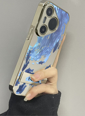 蓝色海洋适用华为pura70ultra手机壳mate60pro+50新款40epro镜面p70防摔p60art软壳p50e男p40女款30por情侣套