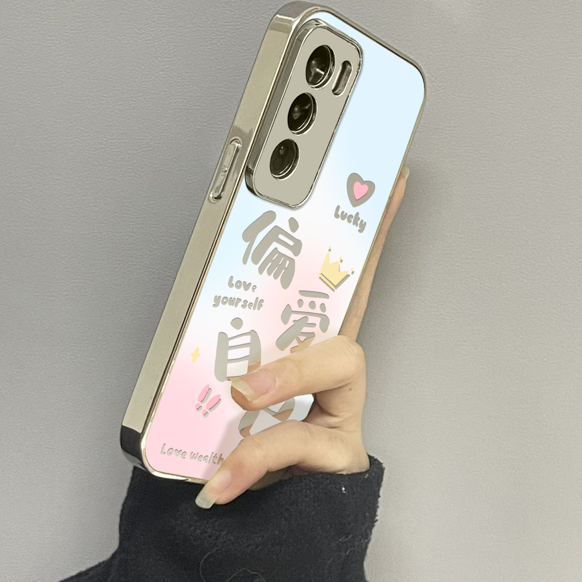 opporeno12镜面个性手机壳