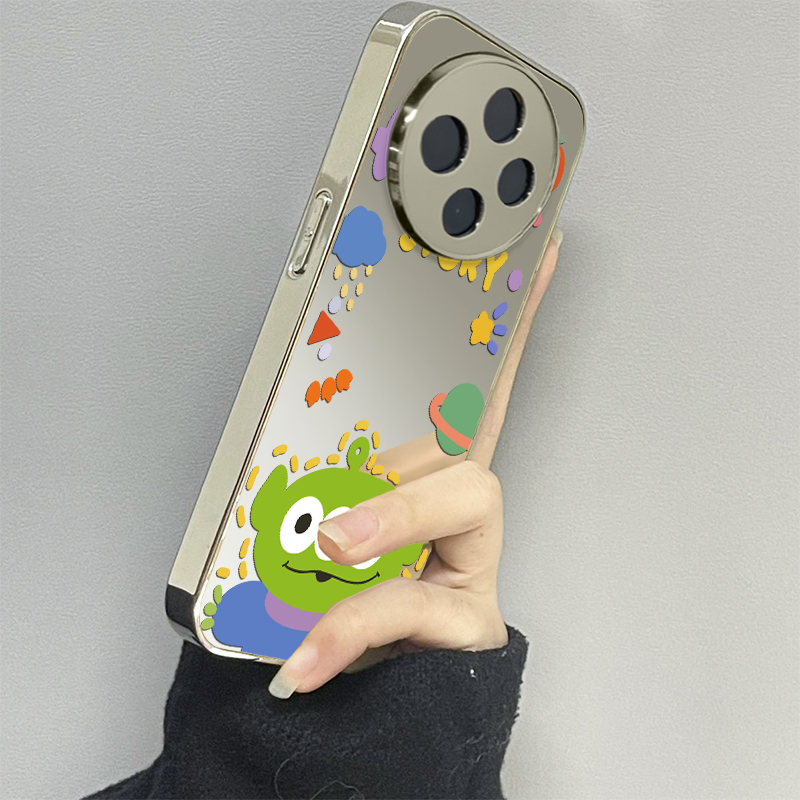 三眼怪适用vivoy200i手机壳y300pro新款y78+镜面y100防摔vivoy53s77e男y76s女款vivoy73s70s情侣y52st1x