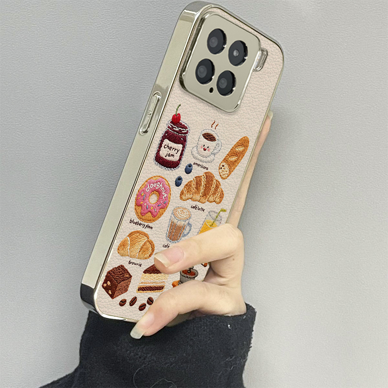 美食甜点适用小米17promax手机壳15ultra新款12x13pro男14女款红米k80k60k50情侣k70至尊版turbo3套note11pro
