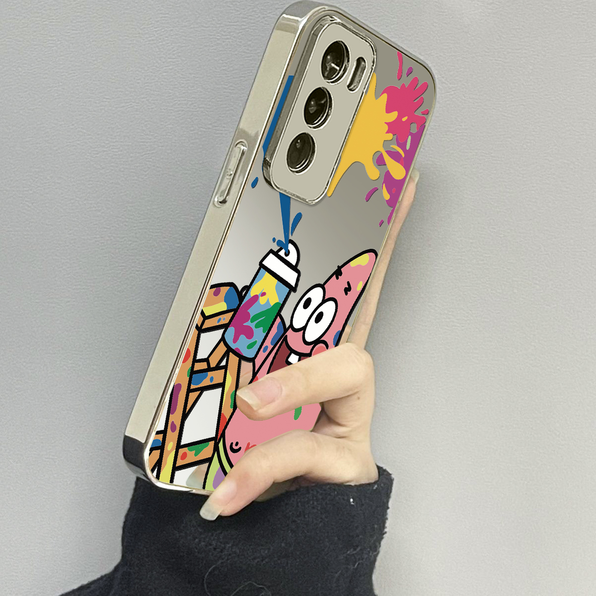 opporeno12手机壳镜面新款