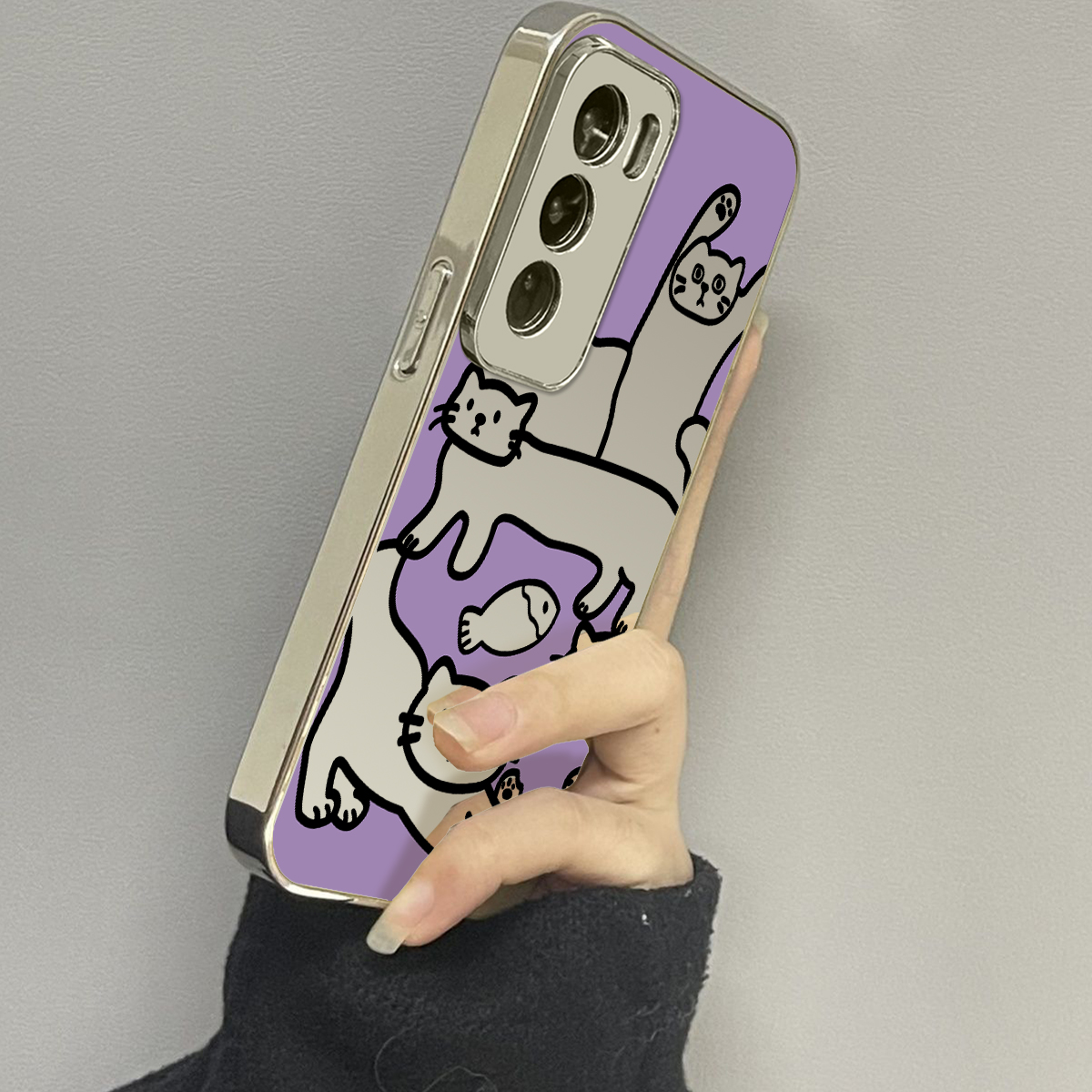 opporeno12镜面新款手机壳