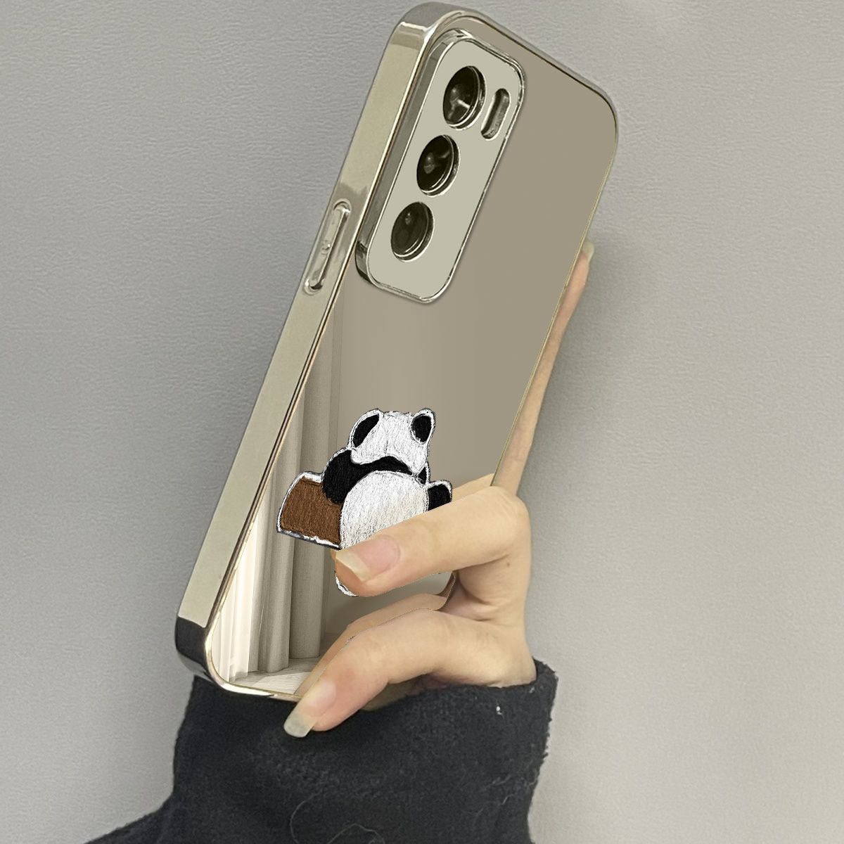 opporeno12手机壳镜面新款