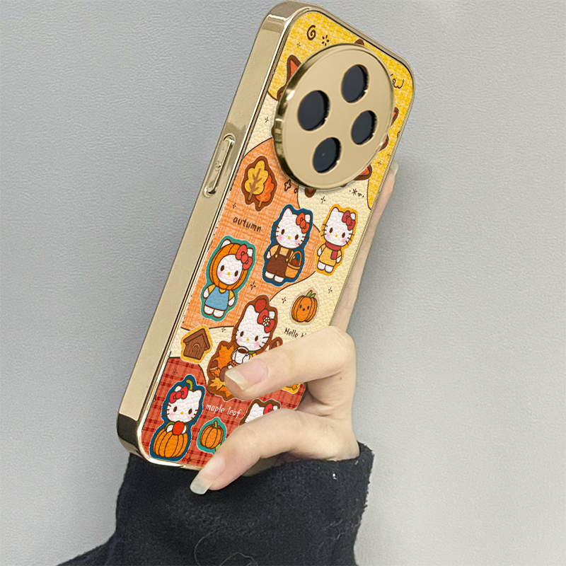 枫叶kt猫适用oppoa5pro手机壳a3a2新款a1a55a56a57a58a72a93防摔a53s男一加ace5女款2v13情侣oneplus12套11