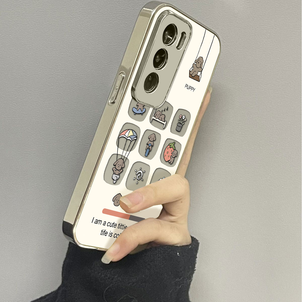 opporeno12镜面ins风手机壳