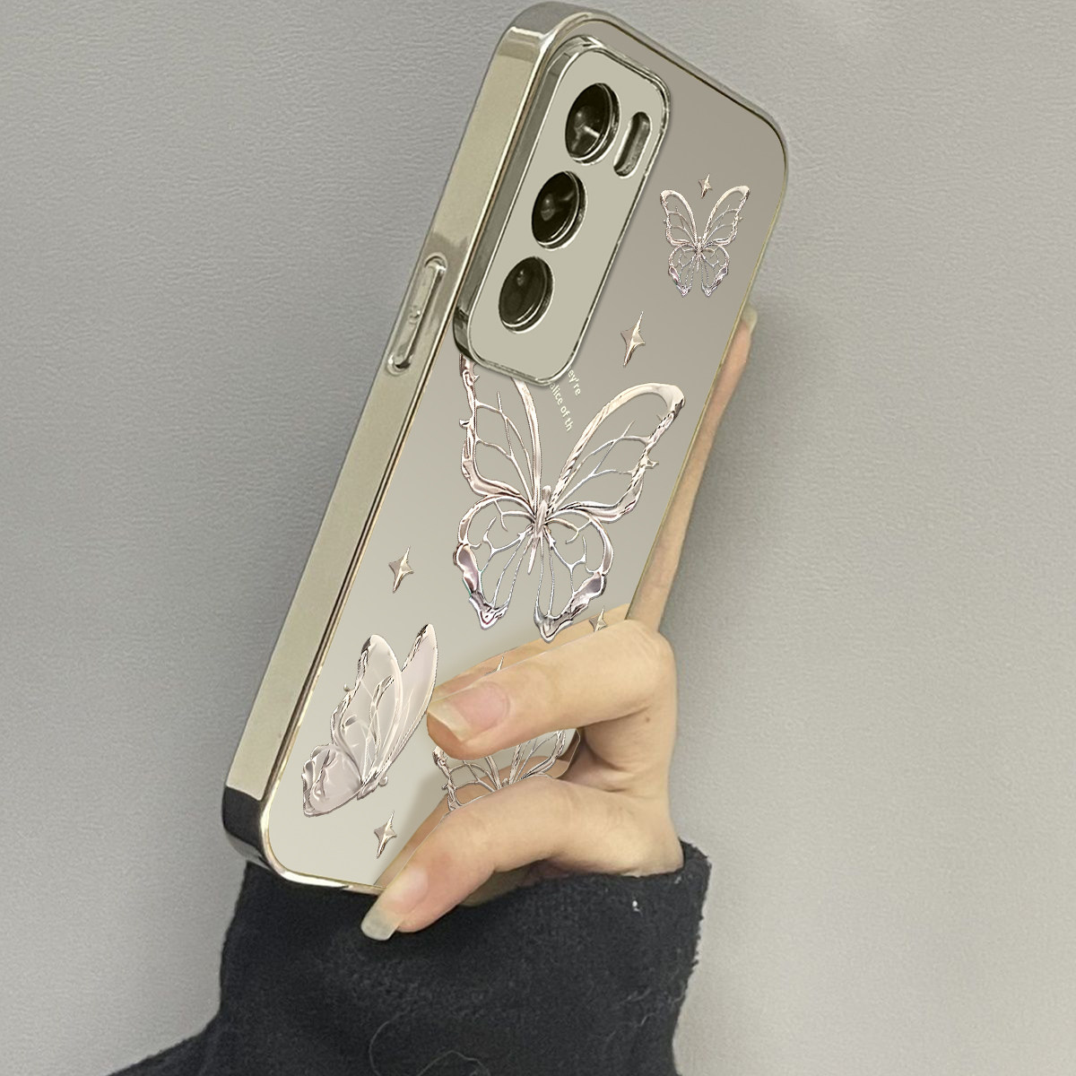 opporeno12手机壳镜面新款