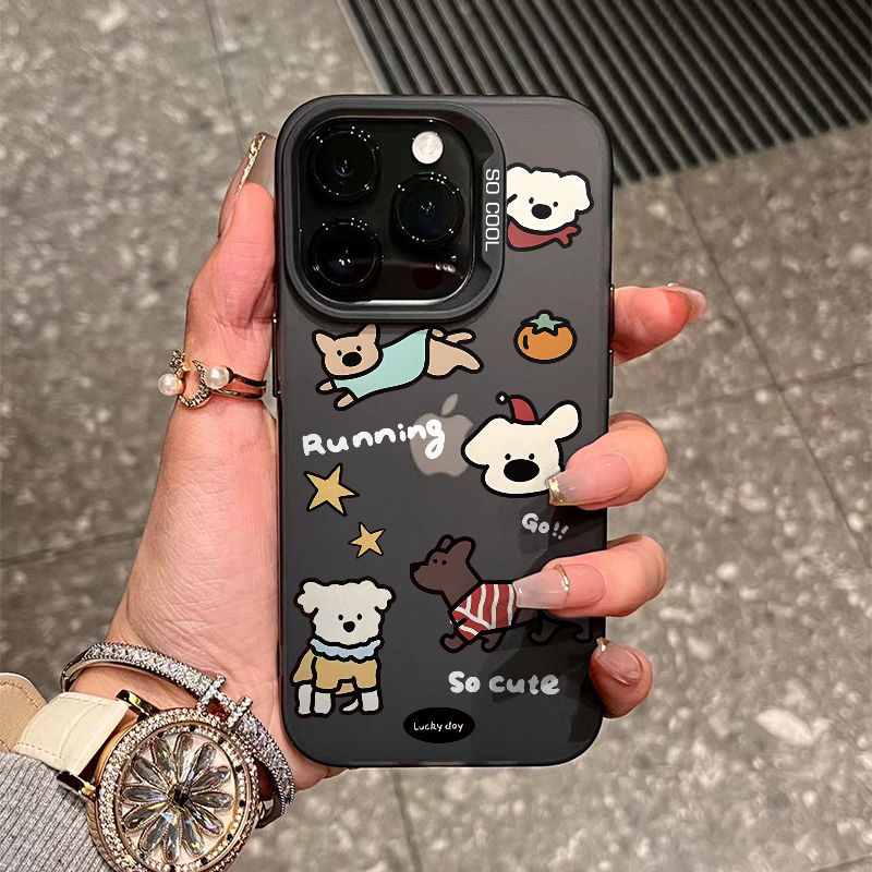 opporeno11新款手机壳毛衣小狗