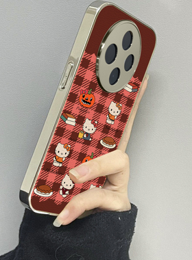 红色kt猫适用oppoa5pro手机壳a3a2新款a1a55a56a57a58a72a93防摔a53s男一加ace5女款2v13情侣oneplus12套11