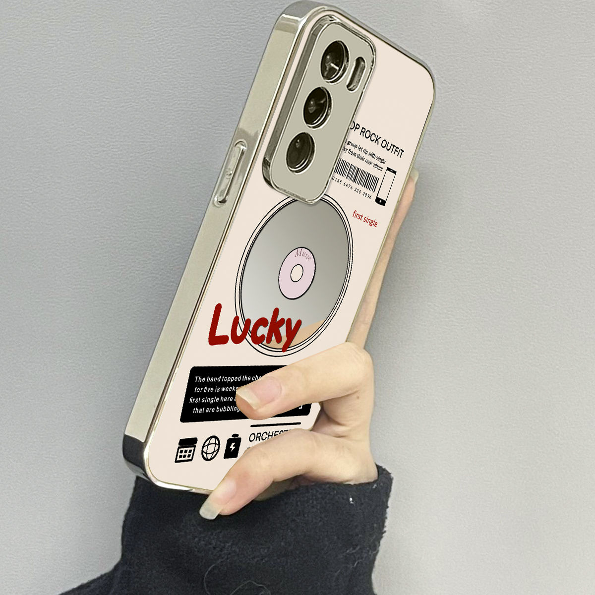 opporeno12手机壳镜面新款