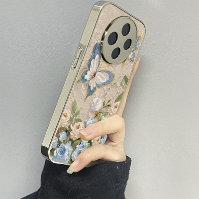 蝴蝶花朵适用oppoa5pro手机壳a3pro新款a2m防摔a55a56a57a72a96a97a58x男a1i女款a92s情侣a93保护oppo套