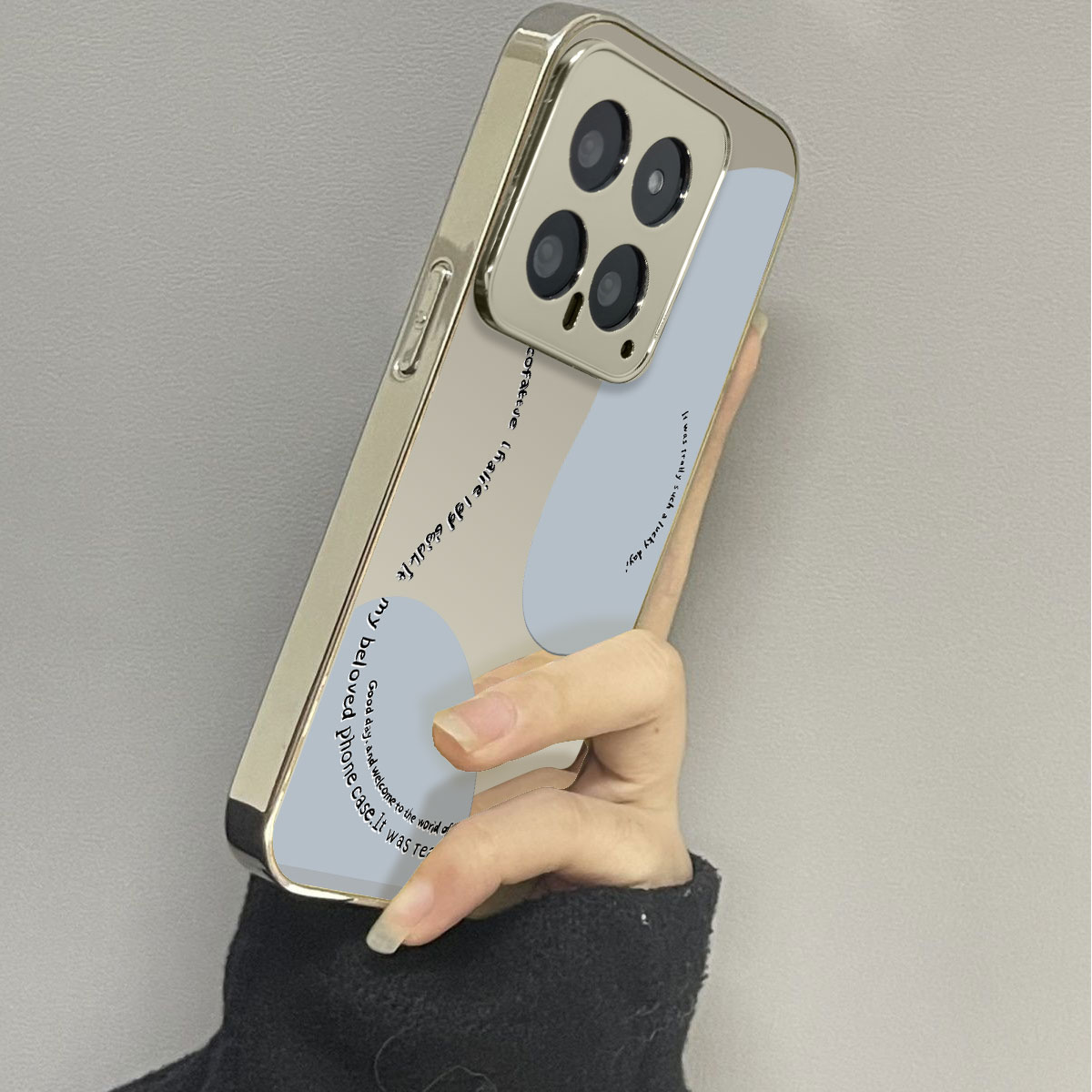 小米14镜面ins风手机壳