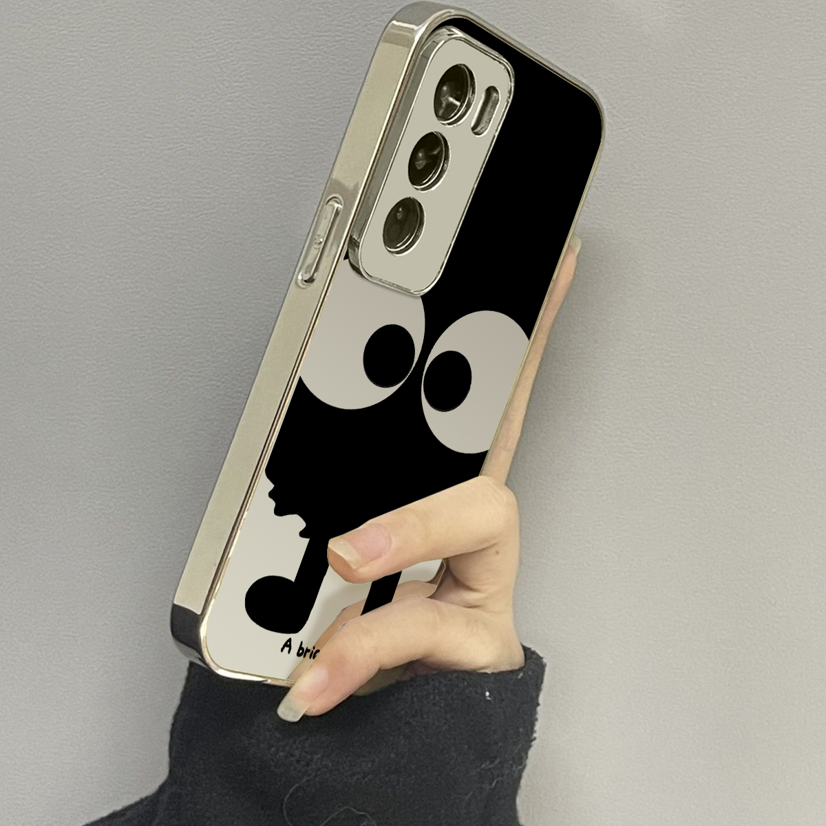 opporeno12镜面可爱手机壳