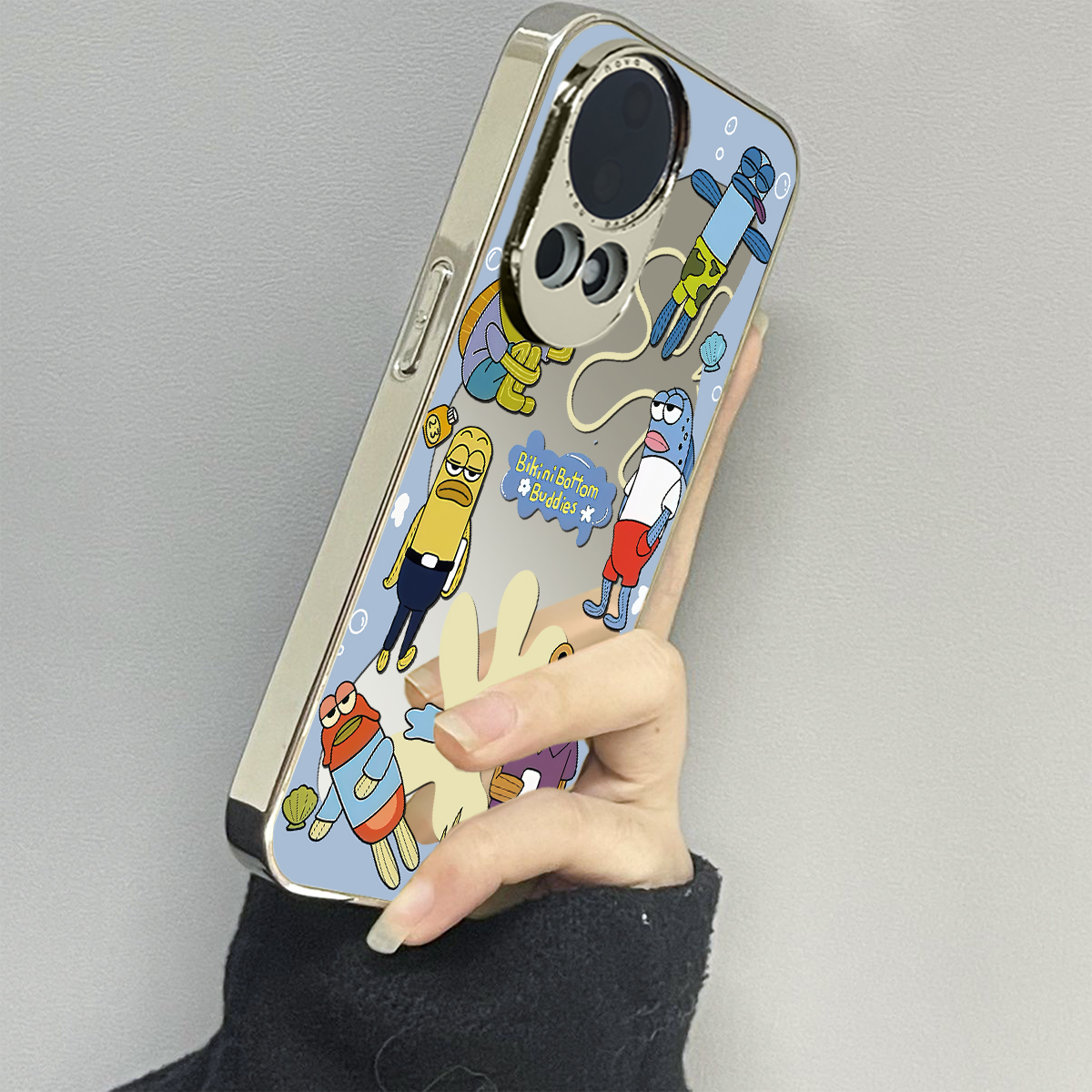 适用华为nova14手机壳卡通镜面