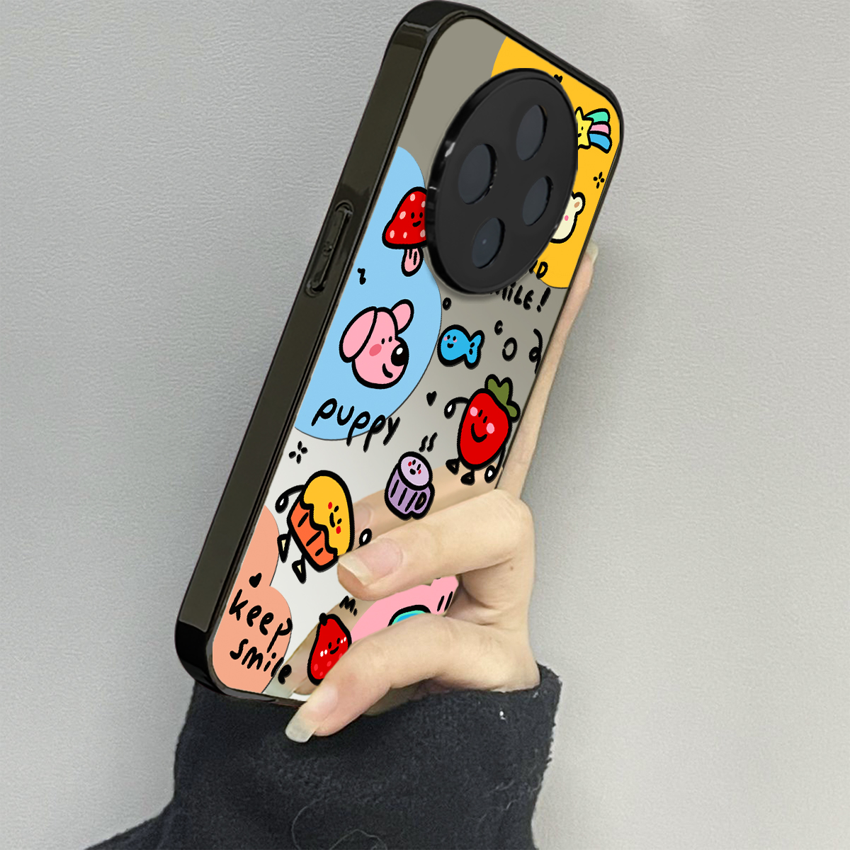 卡通涂鸦适用oppoa5pro手机壳a3a2新款a1a55a56a57a58a72a93防摔a53s男一加ace5女款2v13情侣oneplus12套11