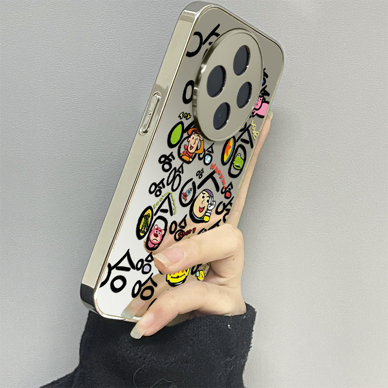 哈哈巴斯适用vivoy200i手机壳y300pro新款y78+镜面y100防摔vivoy53s77e男y76s女款vivoy73s70s情侣y52st1x
