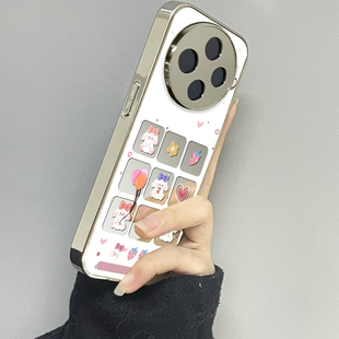 气球兔子适用vivoy200i手机壳y300pro新款y78+镜面y100防摔vivoy53s77e男y76s女款vivoy73s70s情侣y52st1x