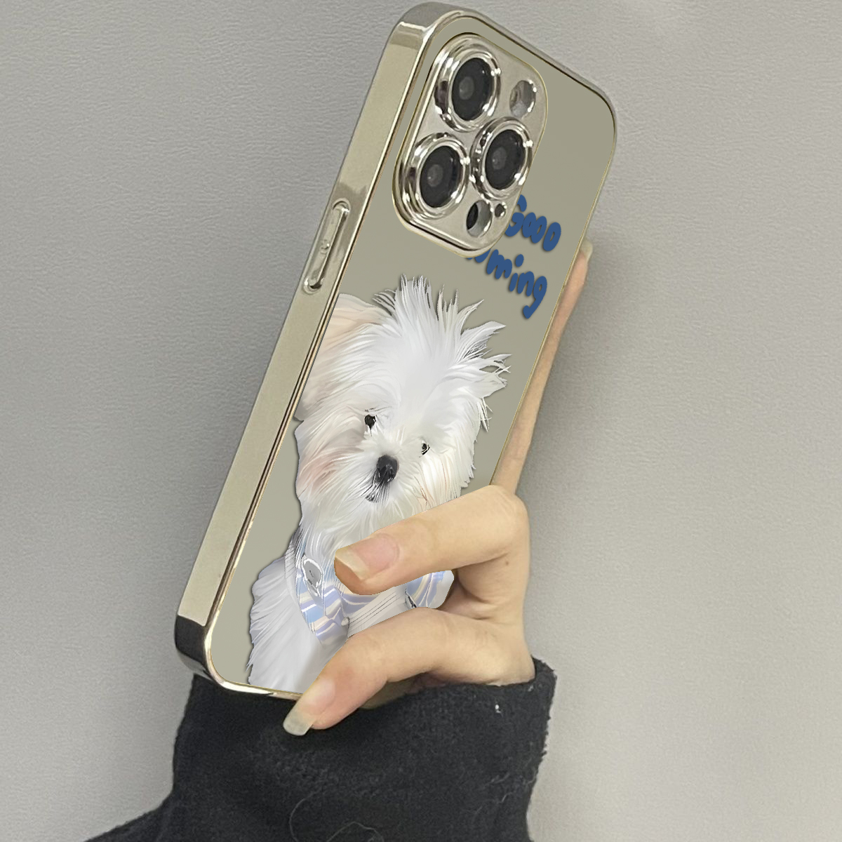 opporeno12镜面可爱手机壳