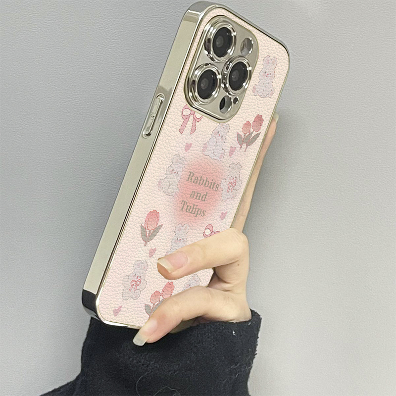 小羊皮适用苹果手机壳可爱17