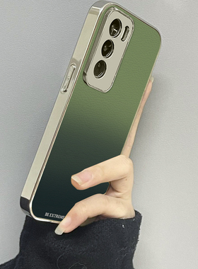 英文渐变适用opporeno13手机壳reno12新款11oppofindx8x6x7ultra6防摔5k10pro+9男8女款7情侣3k12x套oppok9s