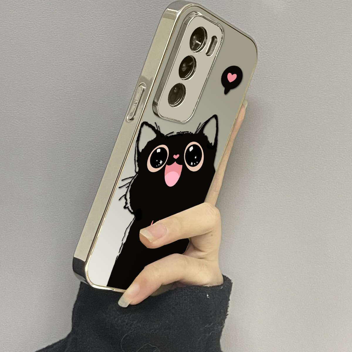 opporeno12手机壳镜面新款