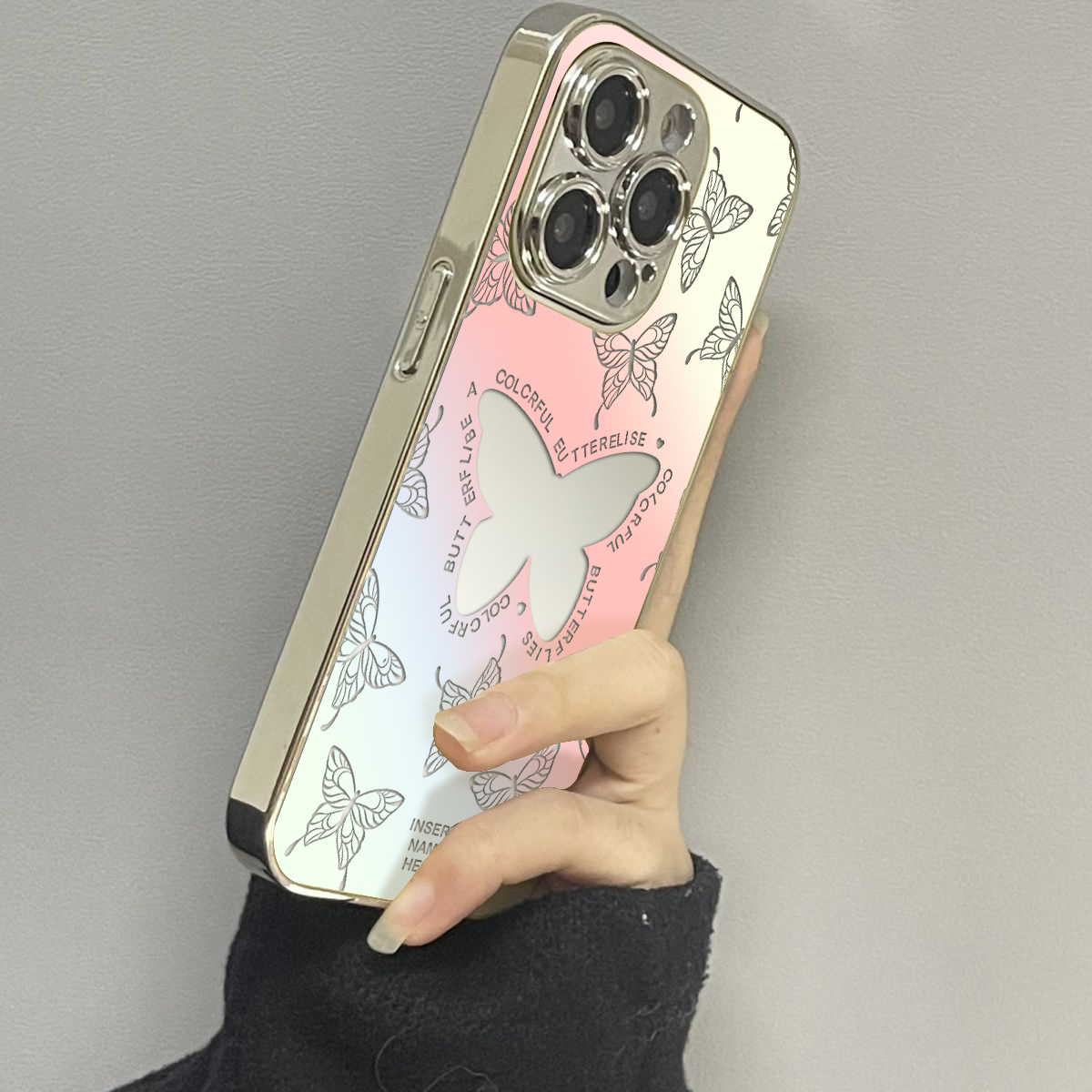 opporeno12镜面ins风手机壳