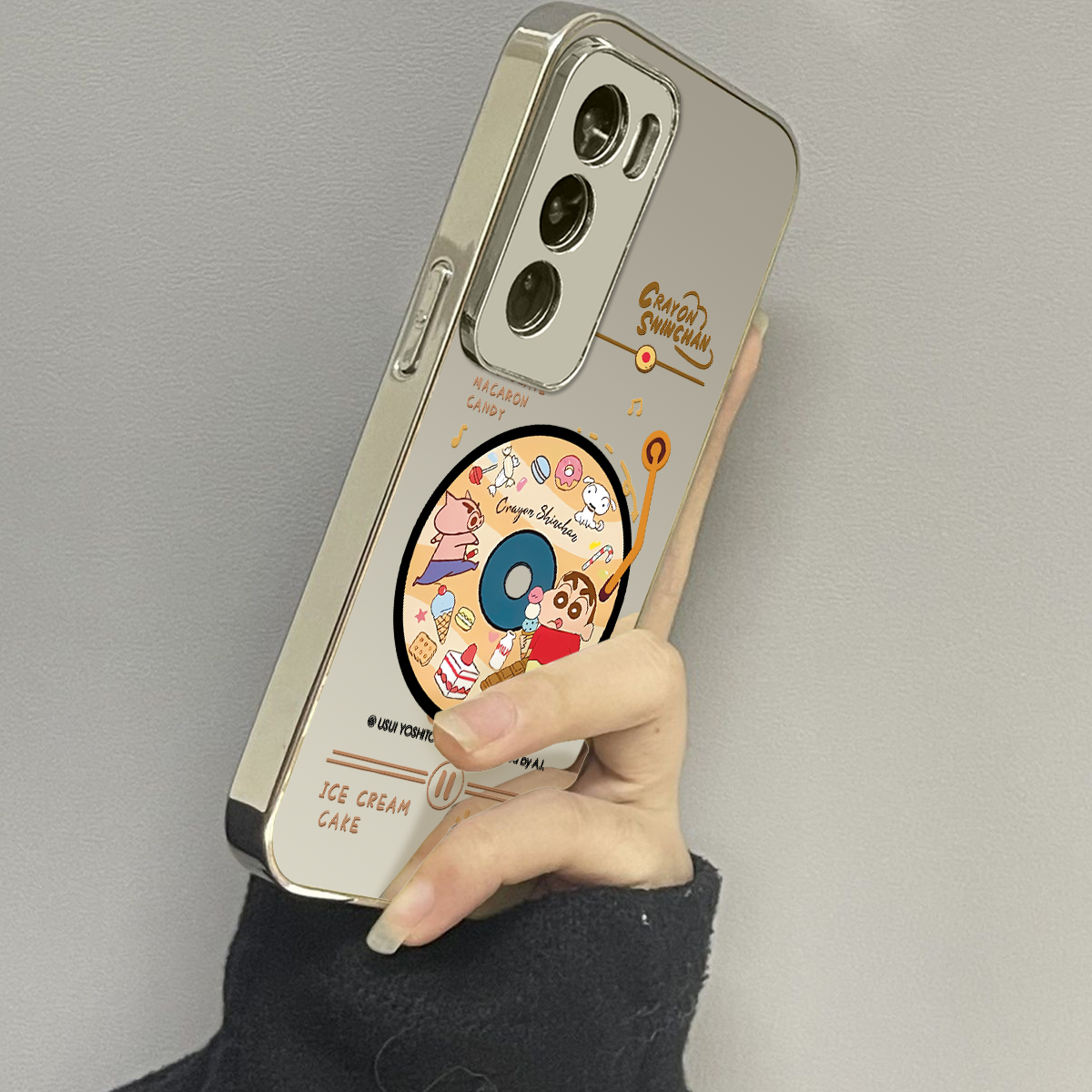 opporeno12镜面可爱手机壳