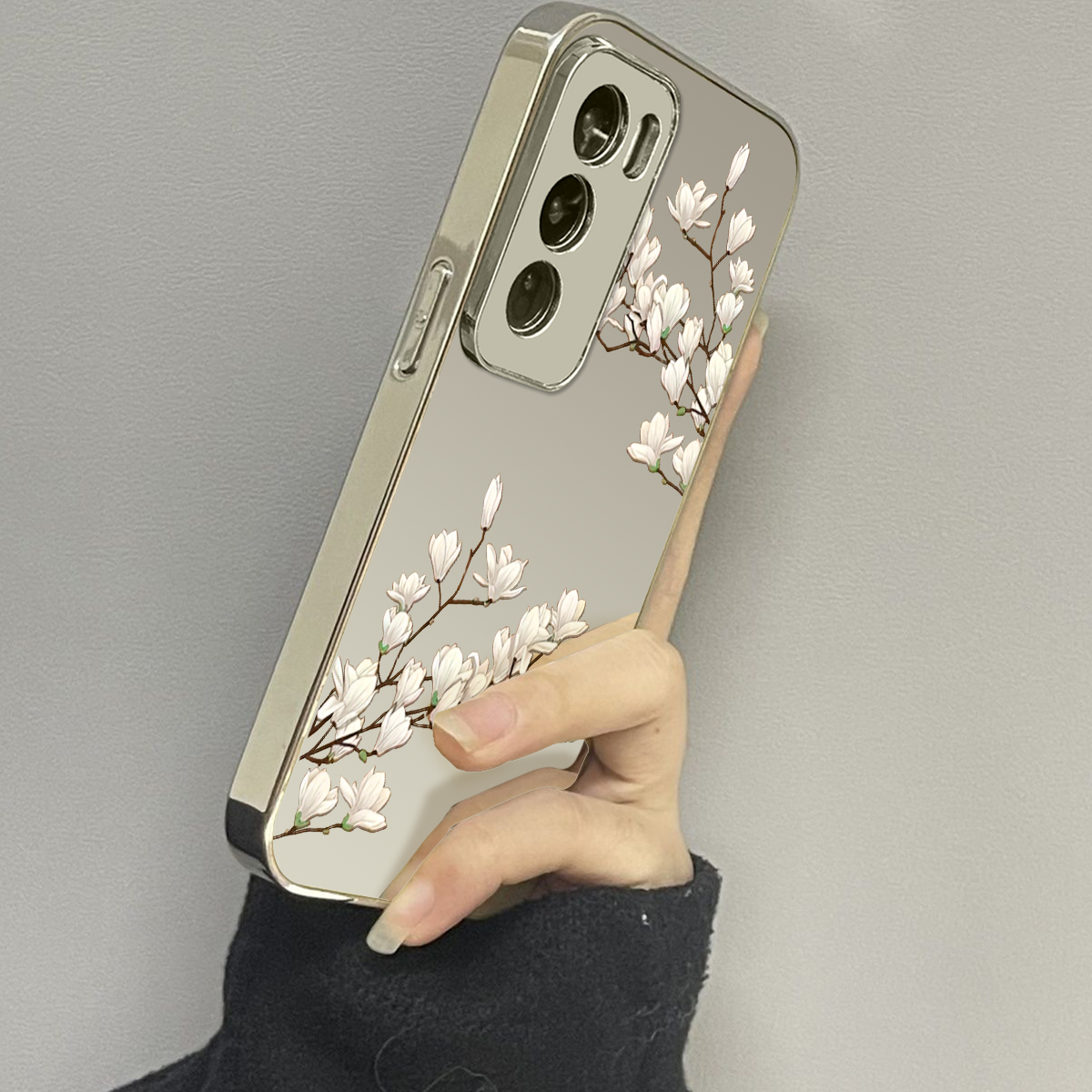 opporeno12镜面新款手机壳