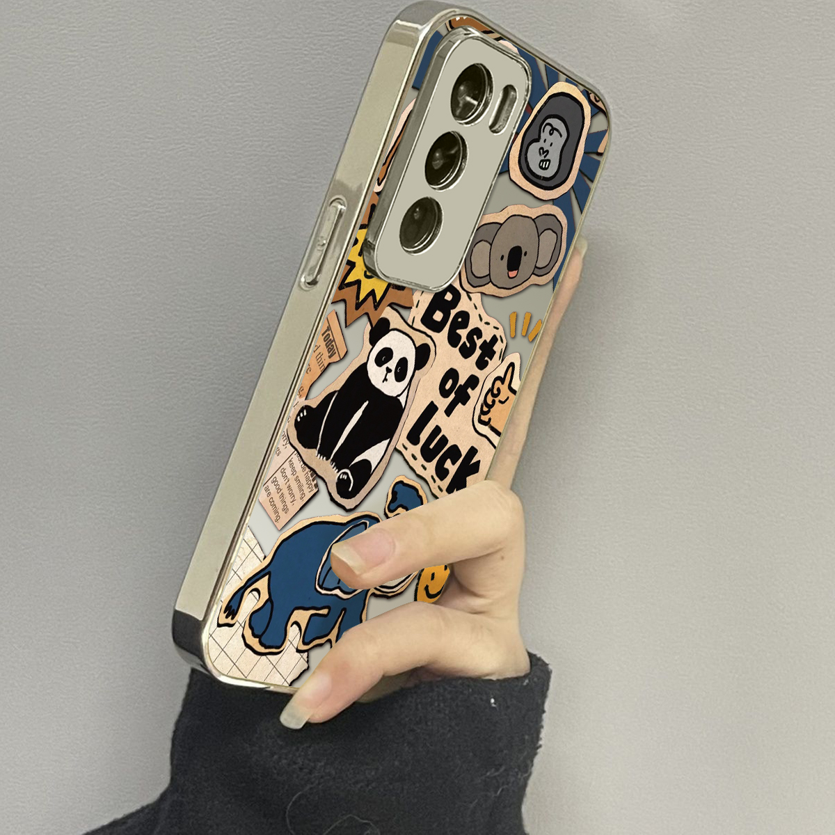 opporeno12镜面新款手机壳