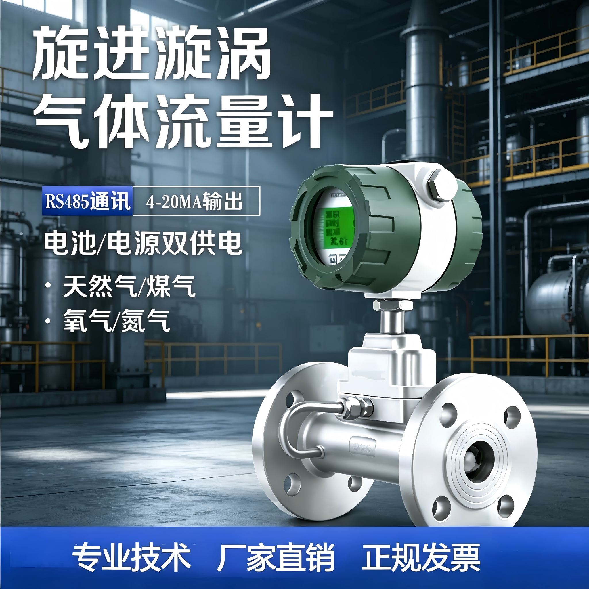 天然气防爆旋进旋涡流量计防腐蚀