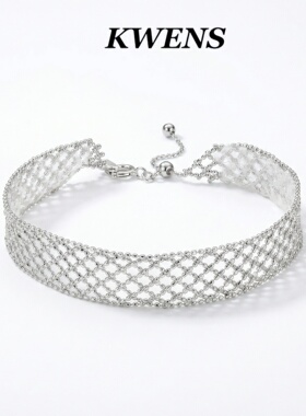 意大利S925纯银蕾丝手链女显白