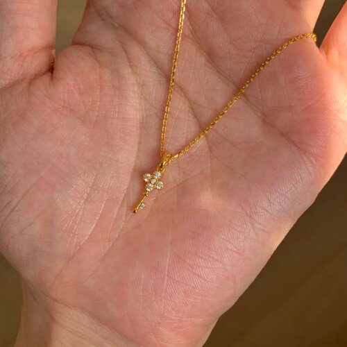 S925纯银花田之钥项链女款