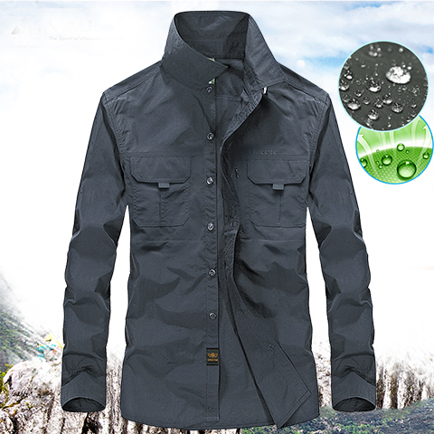 长袖防刮耐磨速干衬衫