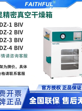 FAITHFUL菲斯福 数显精密真空干燥箱 烘干机恒温烤箱ZD-1-BIV