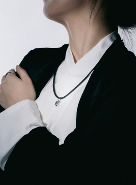 馡FEIBRAND X WIC联名太极吊坠潮流国风个性小众男女真皮香薰项链