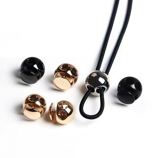 金属球形弹簧扣地雷扣双孔调节扣锌合金卡扣猪鼻调节绳扣