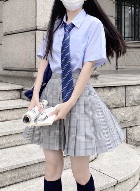 制服领带校园条纹少女