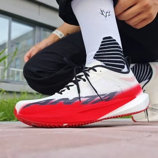 男子跑道专用学生中考体测运动鞋 安踏塑胶先锋speed 竞速跑步鞋