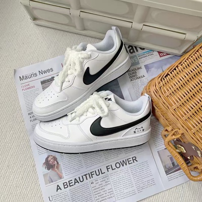 【定制球鞋】 Nike Court Borough 小黑猫