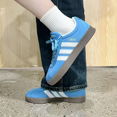 Adidas阿迪达斯 CourtVI Classic男女经典德训低帮休闲板鞋T头鞋