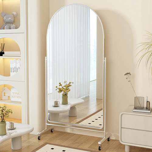 家用服装店可移动显瘦穿衣镜