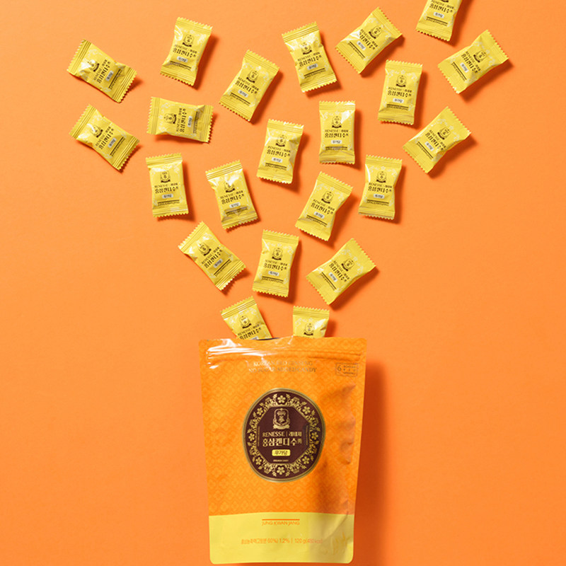 正官庄韩国 高丽参糖 秀 无蔗糖 120g 效期27年4月