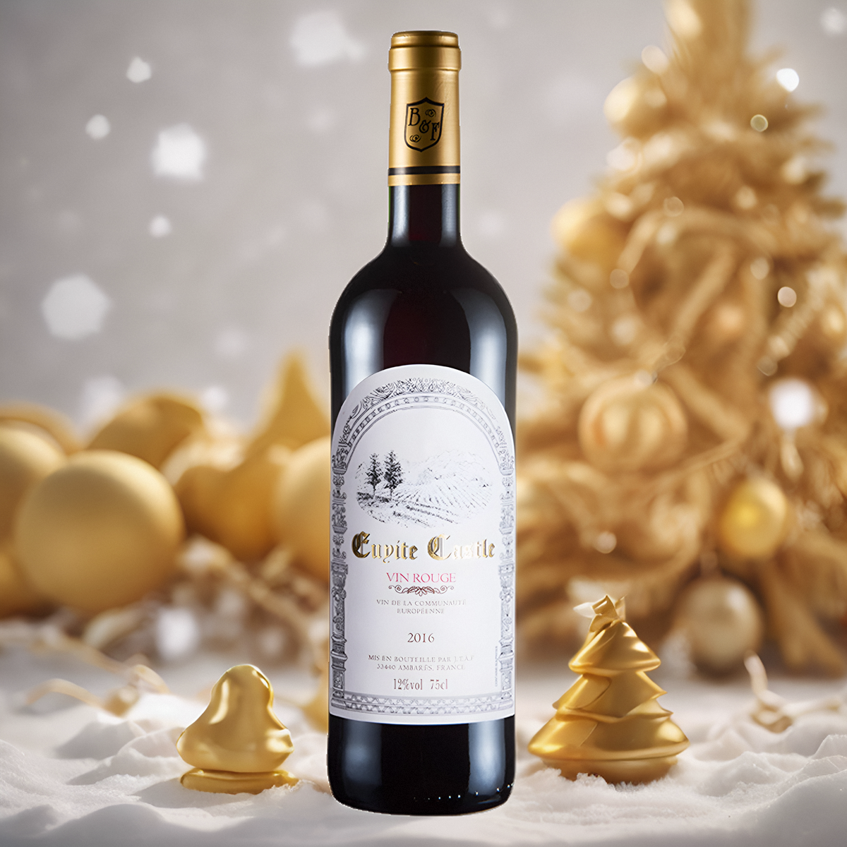 蓝菲酒业  法国进口红酒 欧亿堡干红葡萄酒 单支装