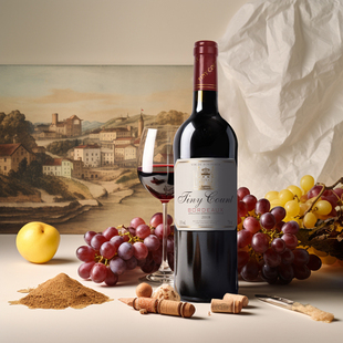 单支装 蒂尼·伯爵波尔多干红葡萄酒 法国进口红酒 蓝菲酒业