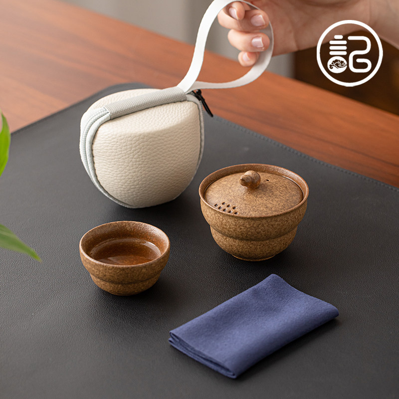 记今朝【葫芦】福禄快客杯一人用小号旅行功夫茶具套装礼品定制,餐饮具,旅行茶具,淘宝优惠券,粉丝福利购,淘宝优惠卷