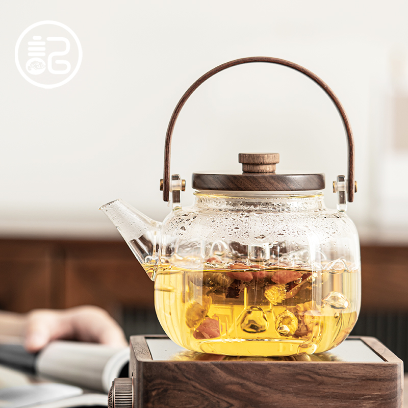 记今朝玻璃煮茶壶耐高温