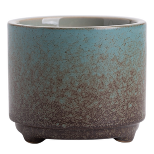 记今朝《窑变绿釉》线香插香座小香炉檀香沉香薰炉家用香托室内