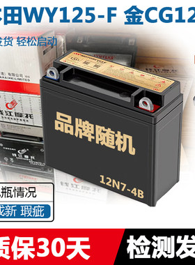 三铃三本望江CG125摩托车电瓶