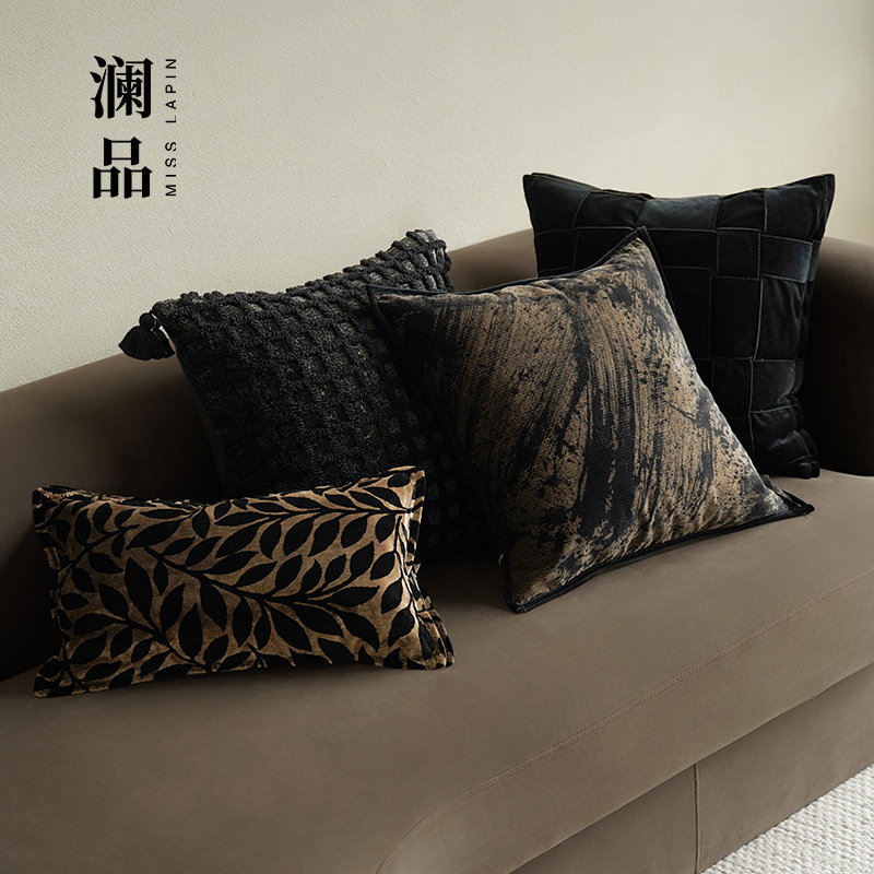 澜品『墨韵』东方中古抱枕