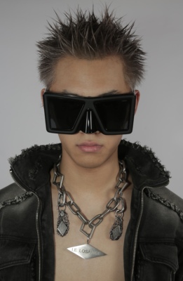 LE LOSANGE手工缠绕大菱形吊坠项链（可拆卸）WINDING NECKLACE