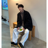 23秋季宽松呢料大衣外套1308DY01特P60，女装短外套，星座1308